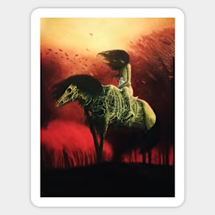 Beksinski - Beksinski Horse Sticker